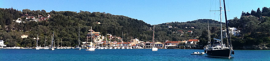 Paxos Guide bay panorama