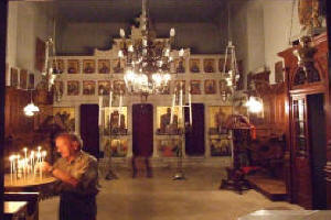 Interior of plaza church