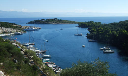 Northern approach to harbor