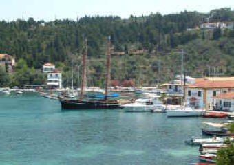 Paxos Guide village waterfront architecture